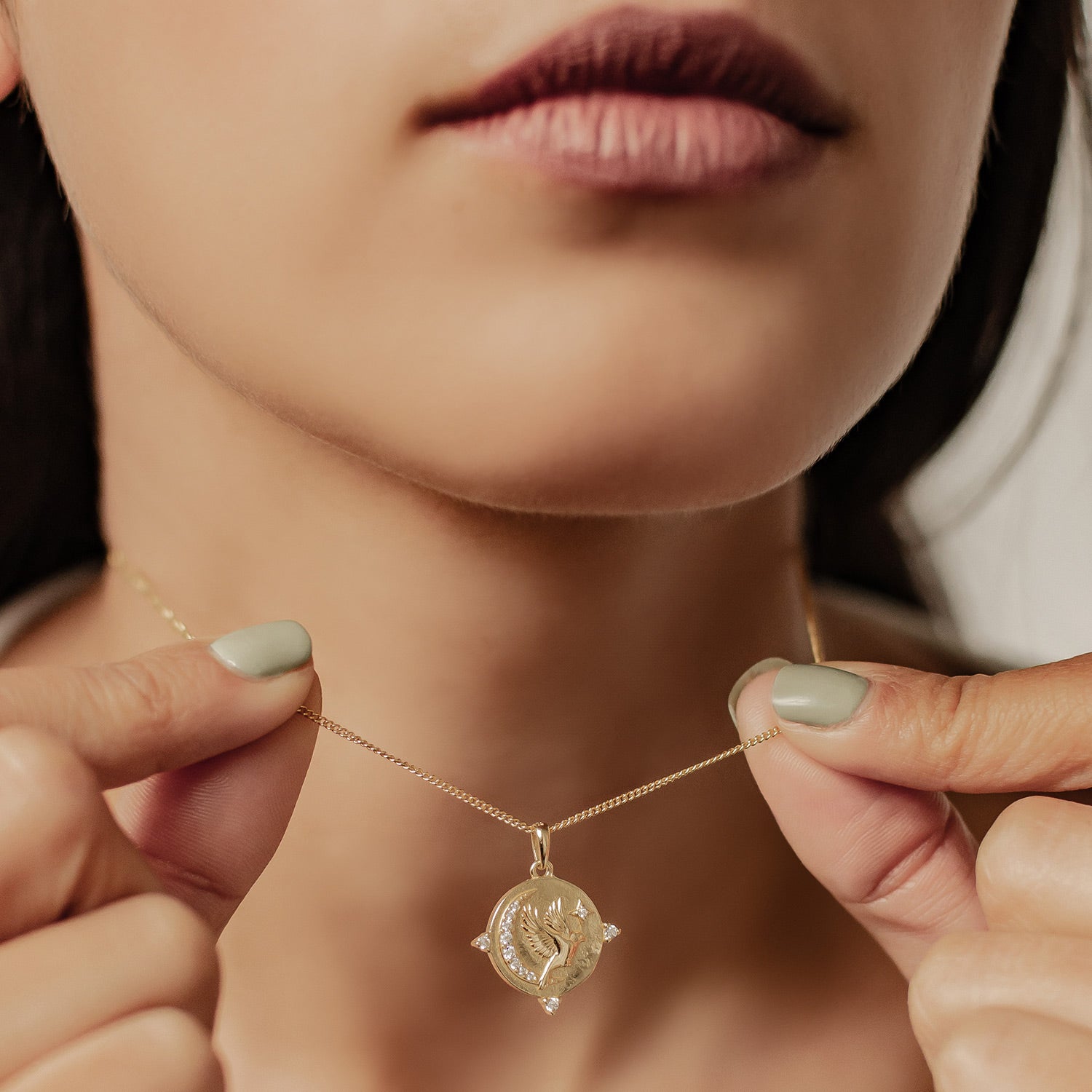 Collier Pendentif "Fearless" Sterling Argent